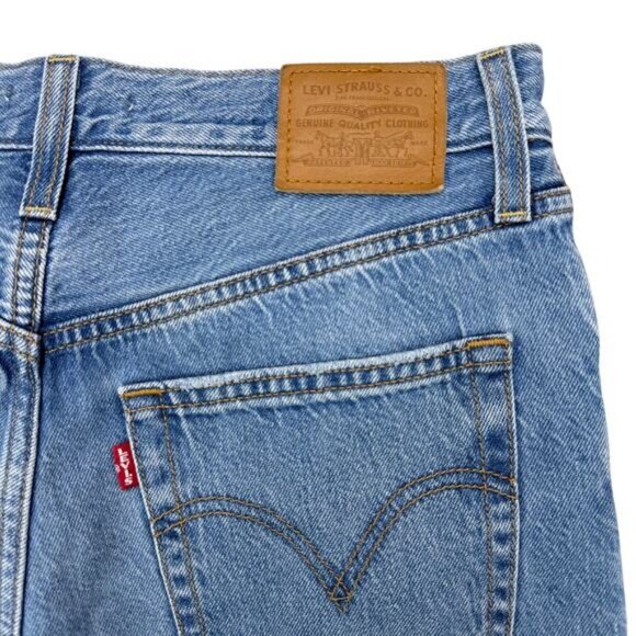 LEVI'S Ribcage Straight Ankle Size 29 At The Ready - Picture 7 of 8